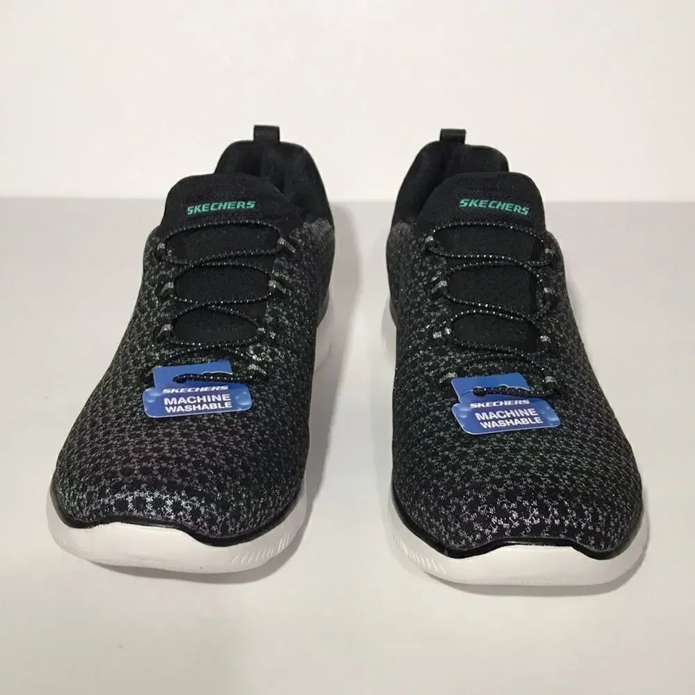 Skechers Summits Glowing Iris Washable Mesh Bungee Sneakers - Picture 5 of 8